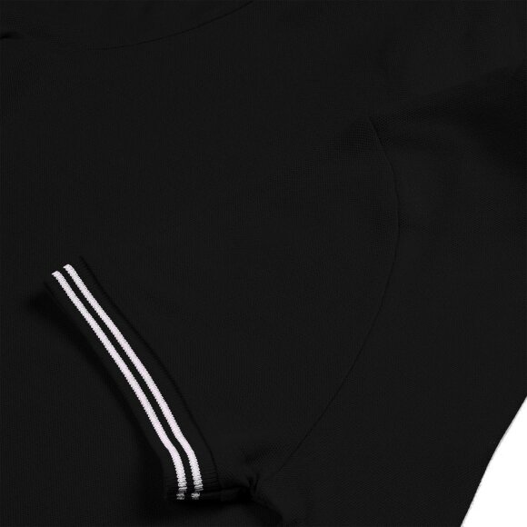 Рубашка поло женская Virma Stripes Lady, черная Рубашка поло женская Virma Stripes Lady, черная