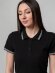 Рубашка поло женская Virma Stripes Lady, черная Рубашка поло женская Virma Stripes Lady, черная