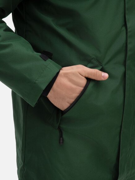 Куртка на стеганой подкладке Robyn, темно-зеленая Куртка на стеганой подкладке Robyn, темно-зеленая