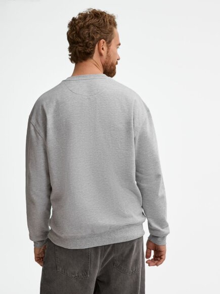 Свитшот унисекс Columbia, серый меланж