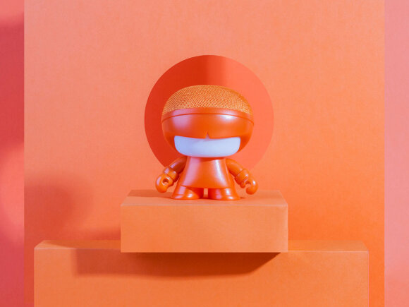 Портативная колонка Bluetooth XOOPAR mini Xboy Metallic, оранжевый