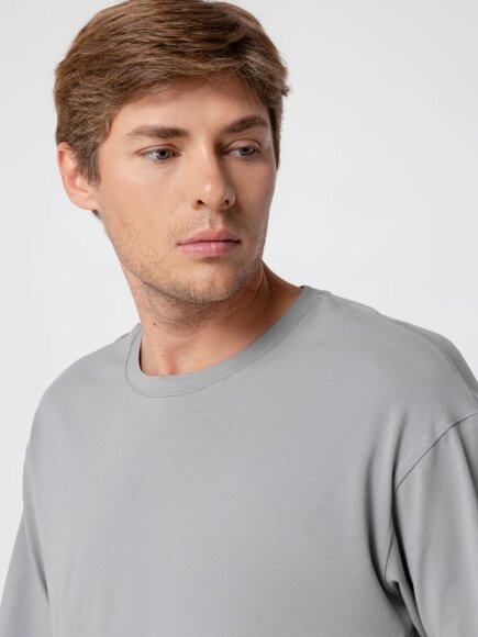 Футболка унисекс оверсайз Street Vibes, серая Футболка унисекс оверсайз Street Vibes, серая