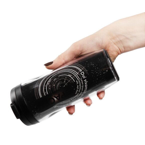 Термостакан Poster, с черной крышкой Термостакан Poster, с черной крышкой