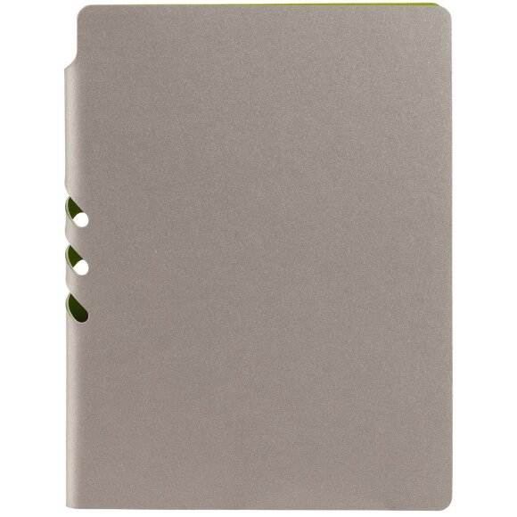 Ежедневник Flexpen, недатированный, серебристо-зеленый Ежедневник Flexpen, недатированный, серебристо-зеленый