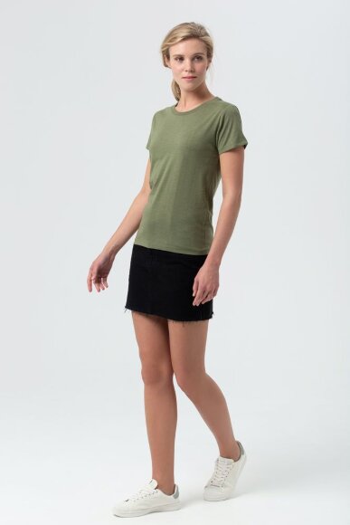 Футболка женская Regent Fit Women, меланж хаки Футболка женская Regent Fit Women, меланж хаки