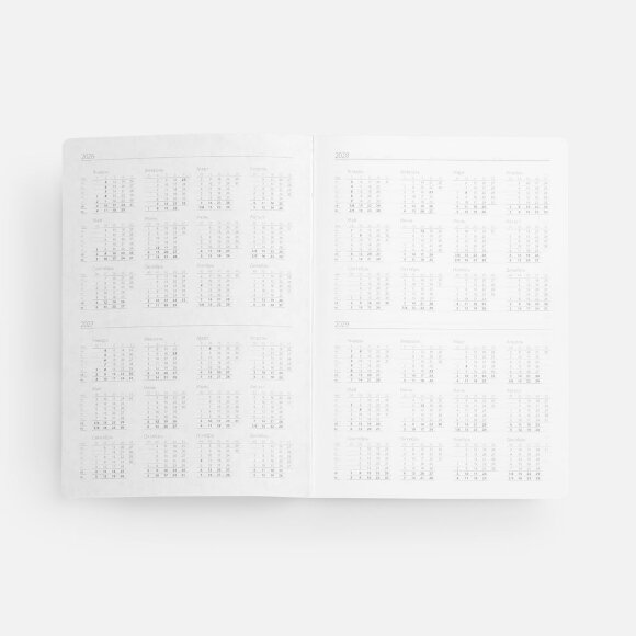 Ежедневник Flexpen, недатированный, серебристо-бирюзовый