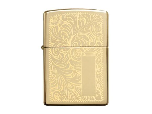 Зажигалка ZIPPO Venetian с покрытием High Polish Brass, латунь/сталь, золотистая, 38x13x57 мм Зажигалка ZIPPO Venetian с покрытием High Polish Brass, латунь/сталь, золотистая, 38x13x57 мм