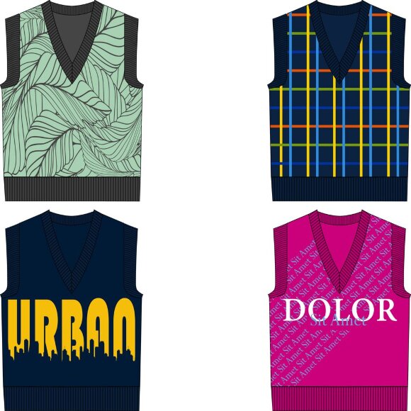 Жилет оверсайз Tricksy Net на заказ, акрил Жилет оверсайз Tricksy Net на заказ, акрил