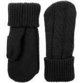 Варежки Knit Beat, черные Варежки Knit Beat, черные