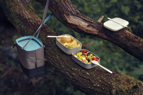 Набор ланчбоксов в термосумке Takk Mamma, бирюзовый Набор ланчбоксов в термосумке Takk Mamma, бирюзовый