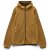 Куртка с капюшоном унисекс Gotland, горчичная