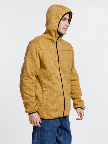 Куртка с капюшоном унисекс Gotland, горчичная Куртка с капюшоном унисекс Gotland, горчичная