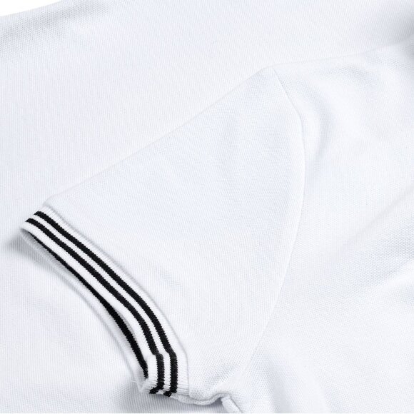Рубашка поло женская Virma Stripes Lady, белая Рубашка поло женская Virma Stripes Lady, белая