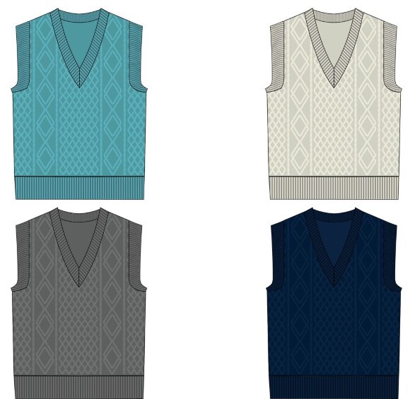 Жилет оверсайз на заказ Tricksy Terra Grand, акрил