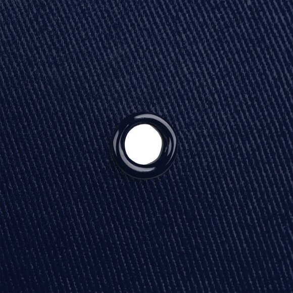 Бейсболка Canopy, темно-синяя с белым кантом Бейсболка Canopy, темно-синяя с белым кантом