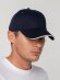 Бейсболка Canopy, темно-синяя с белым кантом Бейсболка Canopy, темно-синяя с белым кантом