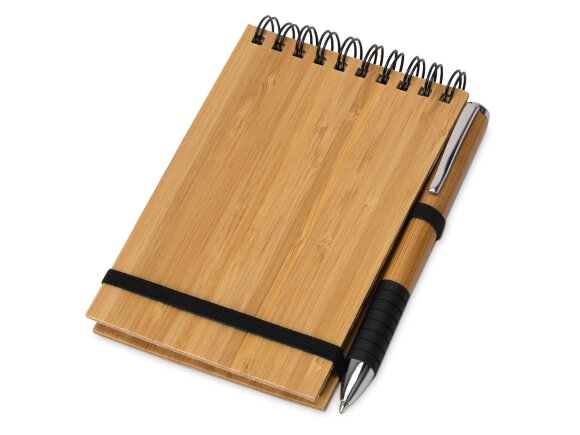 Блокнот B7 Kawasaki с обложкой из бамбука, натуральный Блокнот B7 Kawasaki с обложкой из бамбука, натуральный