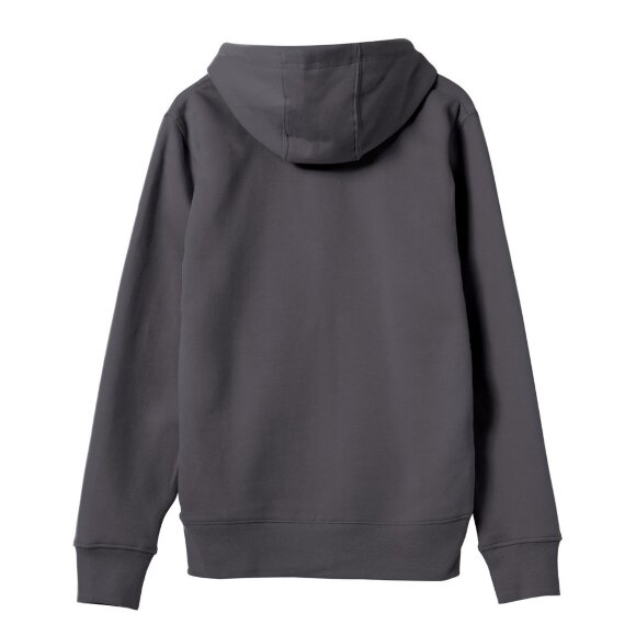 Толстовка на молнии с капюшоном унисекс King, темно-серая