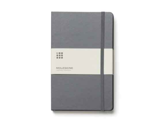 Записная книжка Moleskine Classic (в линейку) в твердой обложке, Pocket (9x14см), серый Записная книжка Moleskine Classic (в линейку) в твердой обложке, Pocket (9x14см), серый