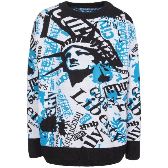 Свитер оверсайз на заказ Tricksy Net, акрил Свитер оверсайз на заказ Tricksy Net, акрил