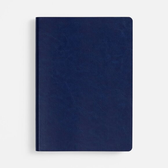 Ежедневник Nebraska Flex, недатированный, синий с серебром Ежедневник Nebraska Flex, недатированный, синий с серебром