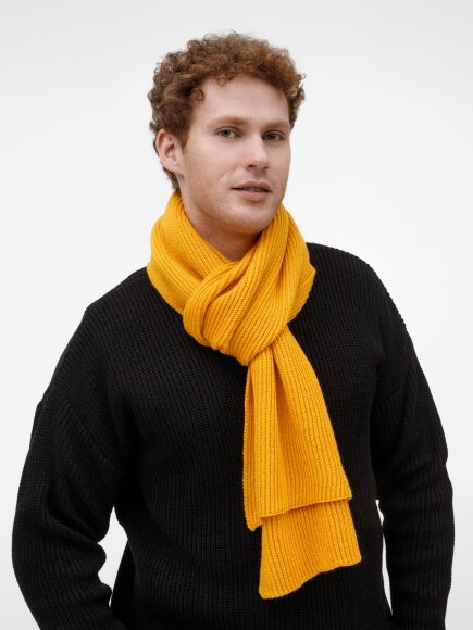 Шарф Nobilis Mono, желтый (медовый) Шарф Nobilis Mono, желтый (медовый)
