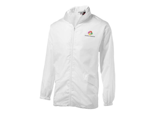 Ветровка Miami мужская с чехлом, белый Ветровка Miami мужская с чехлом, белый