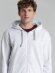 Толстовка на молнии с капюшоном Unit Siverga, белая Толстовка на молнии с капюшоном Unit Siverga, белая