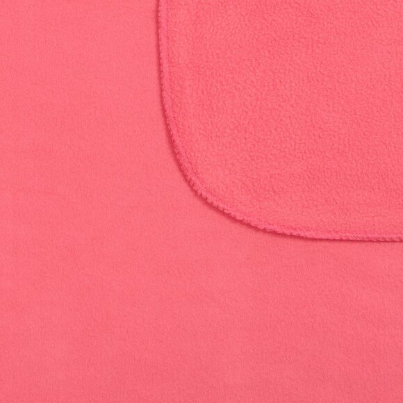 Флисовый плед Warm&Peace, розовый (коралловый)