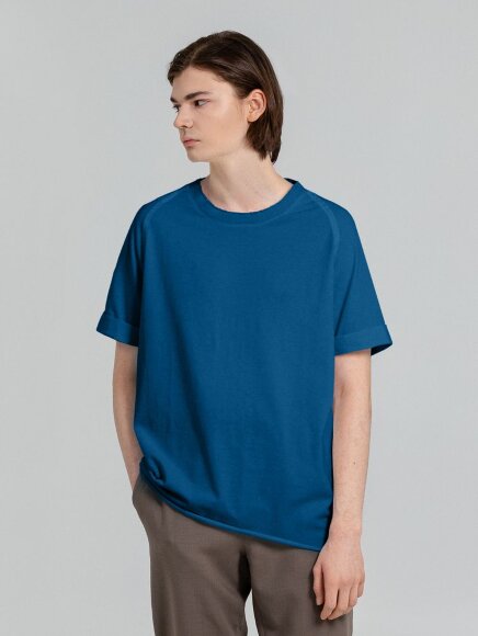 Футболка унисекс Vozduh 1.0, синяя Футболка унисекс Vozduh 1.0, синяя