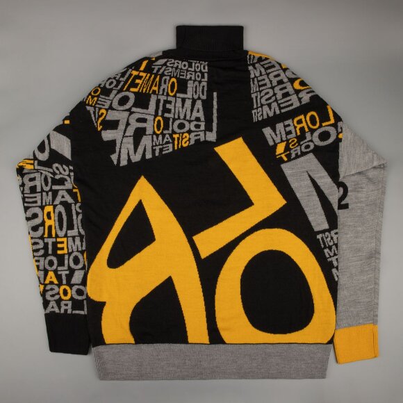 Свитер оверсайз на заказ Tricksy Net, полушерсть Свитер оверсайз на заказ Tricksy Net, полушерсть