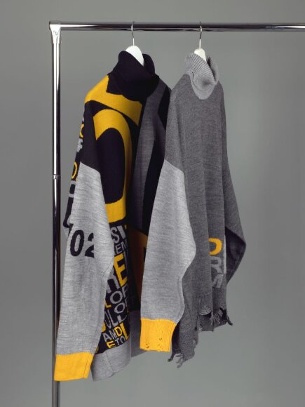 Свитер оверсайз на заказ Tricksy Net, полушерсть Свитер оверсайз на заказ Tricksy Net, полушерсть