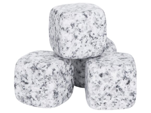 Камни для виски Gentleman в бархатном мешочке, 4 шт, серый Камни для виски Gentleman в бархатном мешочке, 4 шт, серый