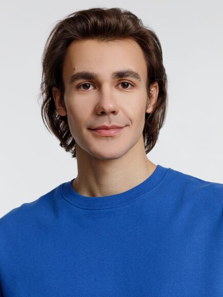 Свитшот унисекс Columbia, ярко-синий Свитшот унисекс Columbia, ярко-синий