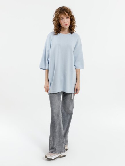 Джемпер с коротким рукавом Siluetti Volumica, светло-голубой