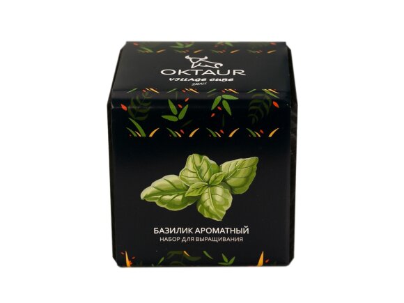 Набор для выращивания Small village cube Базилик ароматный Набор для выращивания Small village cube Базилик ароматный