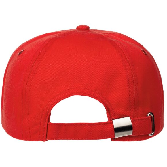 Бейсболка Canopy, красная с белым кантом Бейсболка Canopy, красная с белым кантом
