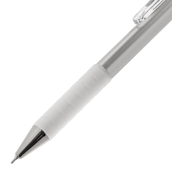 Ручка шариковая Easy Grip, серебристая Ручка шариковая Easy Grip, серебристая