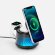 Bluetooth-колонка с подсветкой и беспроводной зарядкой Quantium, черная