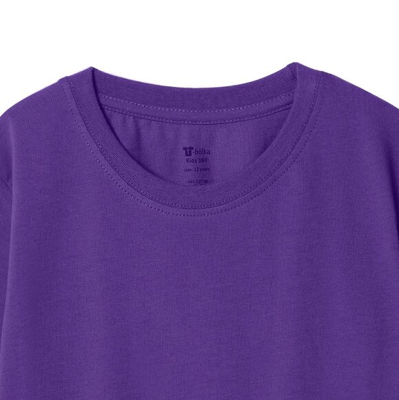 Футболка детская T-Bolka Kids, фиолетовая Футболка детская T-Bolka Kids, фиолетовая