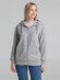 Толстовка на молнии с капюшоном Unit Siverga, серый меланж