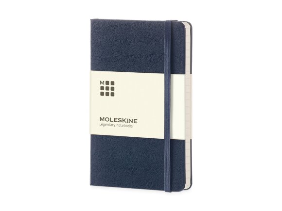 Записная книжка Moleskine Classic (в линейку) в твердой обложке, Large (13х21см), синий Записная книжка Moleskine Classic (в линейку) в твердой обложке, Large (13х21см), синий