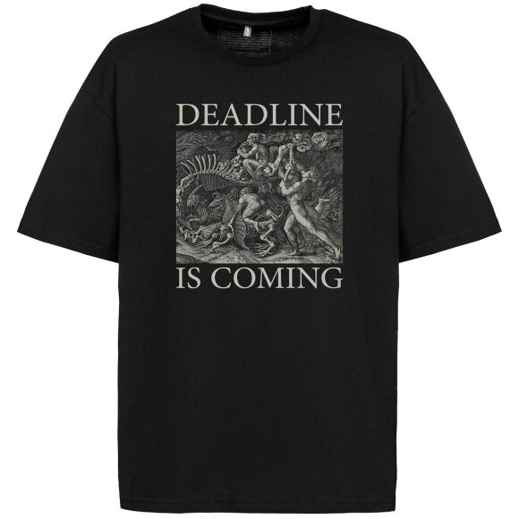 Футболка оверсайз Deadline, черная Футболка оверсайз Deadline, черная