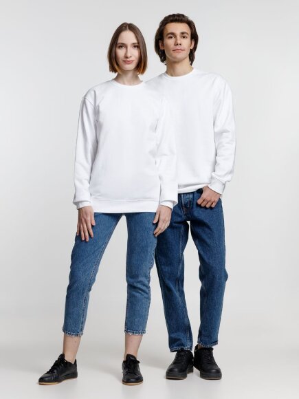 Свитшот унисекс Columbia, белый Свитшот унисекс Columbia, белый