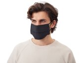 Маска для лица многоразовая из хлопка, черный Маска для лица многоразовая из хлопка, черный