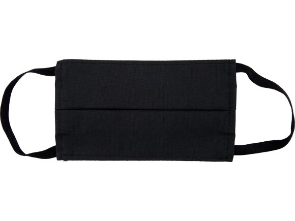 Маска для лица многоразовая из хлопка, черный Маска для лица многоразовая из хлопка, черный