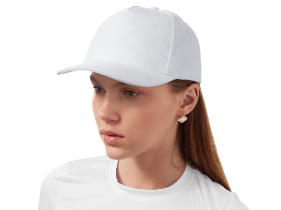 Бейсболка Florida 5-ти панельная, белый Бейсболка Florida 5-ти панельная, белый