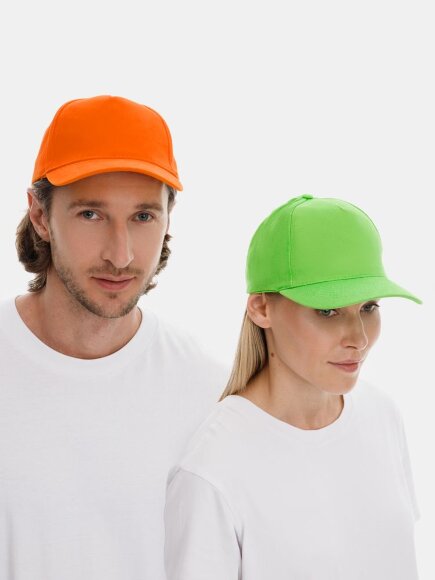 Бейсболка Long Beach, оранжевая Бейсболка Long Beach, оранжевая