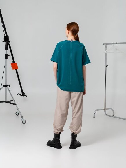 Футболка унисекс Vozduh 1.0, темно-бирюзовая Футболка унисекс Vozduh 1.0, темно-бирюзовая