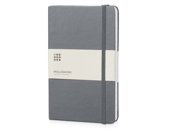 Записная книжка Moleskine Classic (в линейку) в твердой обложке, Large (13х21см), серый Записная книжка Moleskine Classic (в линейку) в твердой обложке, Large (13х21см), серый